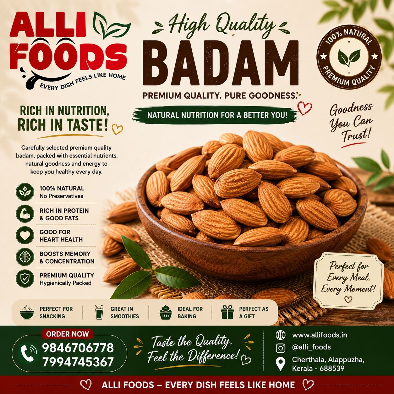 Premium Almonds